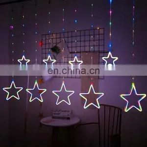 Led String Star Night Decor Neon Light Wall Lights Indoor for Christmas Decoration Wedding Decorative Holiday Lighting thumbnail-3