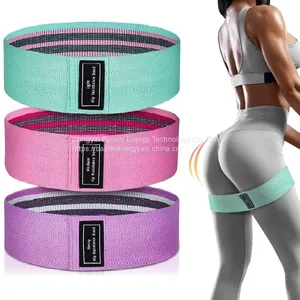 Resistance Bands, 3 Levels Exercise Bands for Legs and Butt thumbnail-1
