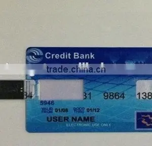 Custom Business Card USB Usb Flash Memory Card 16GB Credit Card Usb Flash Drive Free Sample for PC Company thumbnail-6