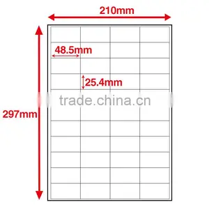 SINMARK 4.9*2.5cm Mirror Surface Color a4 Size Sticker Paper thumbnail-2