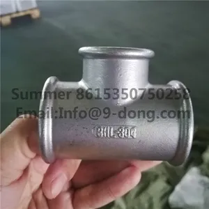 4 Inch Tee 3 Way Tee Threaded Pipe Fittings Stainless Steel SS 304 Female x Female x Female thumbnail-4