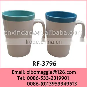 Professional Zibo Made Shape Porcelain Coffee Mug Sublimation for Promotion Gift thumbnail-1