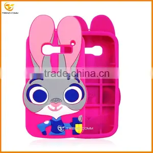 Rabbit Silicon Case for Alcatel C5 thumbnail-2