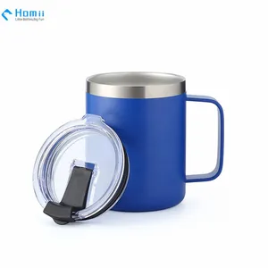 18/8 Stainless Steel Insulated Tumbler Mug With Handle thumbnail-2