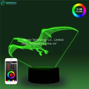 Creative Custom Dinosaur 3D LED Lamp APP Control Best Quality thumbnail-1
