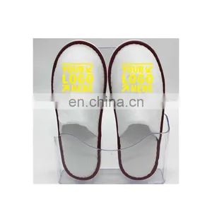 Promotional Close Toe Hotel Indoor Slipper With Custom Logo thumbnail-1