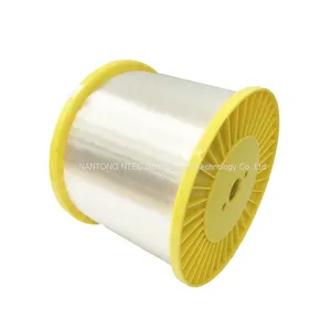 Professional Manufacturer Transparent PET Polyester Monofilament Yarn 0.30mm For Belt Fabric thumbnail-2
