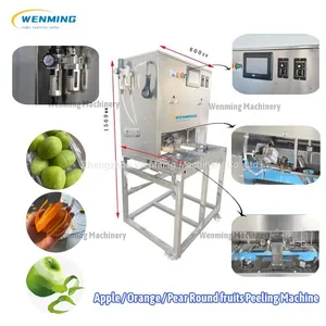 Automatic Apple Peeling Machine Pear Kiwi Fruit Orange Peeling Machine Fruit Peeler Commercial thumbnail-5
