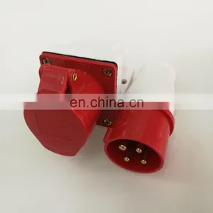 Ip44 5 PinS Waterproof Male and Female Plug Industrial Plug and Socket ICE309-2 thumbnail-2