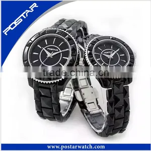 Newest Vogue Popular Fashion Couple Lover Ceramic Watches Made In China thumbnail-1