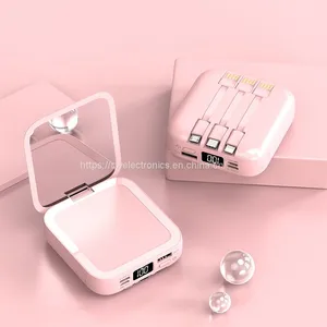 Large Capacity Phone Chargers Power Banks With Mirror thumbnail-1