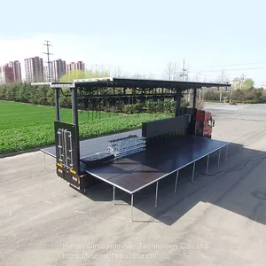 HUAYUAN S455 With Lights and Sound Outdoor Event Podium Concert Stage Truck thumbnail-2