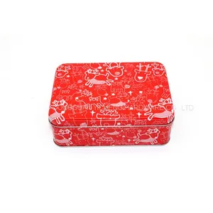 Retangular Christmas Gift Tin thumbnail-1