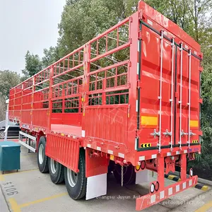 Warehouse Semi-trailer Flat Flower Bar Semi-trailer Export Warehouse Semi-trailer thumbnail-5
