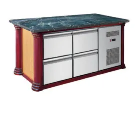 China Refrigeration Equipment Salad Bar Cool Bar/sandwich，Marble Salad Bar thumbnail-1