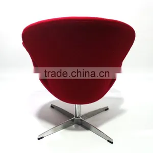 Fiberglass Arne Jacobsen Swivel Swan Armchair thumbnail-5