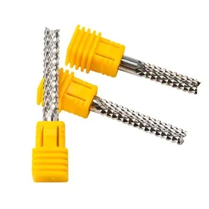 Solid Carbide 3.175/4/6mm Corn Teeth End Milling Machine CNC Circuit Board Carbon Fiber Cutting Tool With OEM Support thumbnail-5