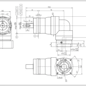 Precision Mini MODOLY Reducer Gears to Servo Motors Planetary Speed Reducer thumbnail-3