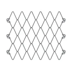 G65/3 Woven Steel Wire Rockfall Netting Plain Weave Slope Protection Mesh Zn/AI Coating Wholesale Supplier for Cliffs/Highways thumbnail-1