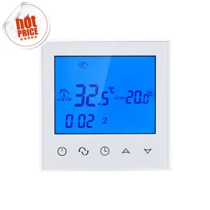 Touch Screen Smart System Home Use Heating Cable Mat Electric Underfloor Heating Thermostat Manufacturer thumbnail-2