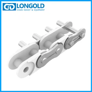 LONGOLD Plastic Combined Chain, Low Noise & Corrosion Resistant, Conveyor Chain for Medical Product Production thumbnail-2