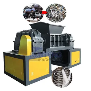 Heavy Duty Used Car Crusher Shredder Metal Drum Car Body Window Scrap Car Shredding Machine EPC thumbnail-1