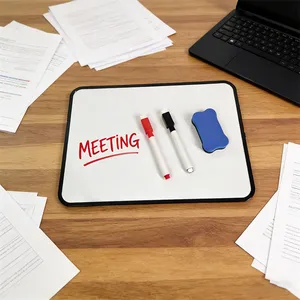 Erasable Whiteboard, Magnetic Writing Board for Children's Desktops, Used for Teaching, Note - Taking, Live - Streaming Quizzes, and Home Use, Small Blackboard thumbnail-2