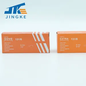High Quality Small Box Staples Office Regular 13/8 Staples 5000 Pieces Box Staple thumbnail-1