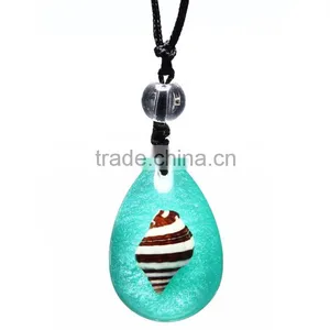 2016new Fashion Resin Necklace With Kinds of Real Sealife thumbnail-5