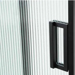 Sunfree T22 Home‑use Double Sliding Glass Shower Enclosure Custom Size Aluminium Alloy Shower Screen For Residential Bathroom Remodel thumbnail-2