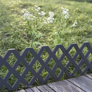 Black Landscape Path Fence Plastic Simulation Lawn Edging Border Outdoor Barrier Garden Decorative Eco-Friendly BOLI thumbnail-1