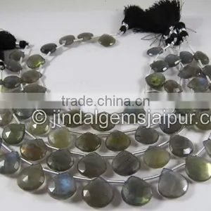 Wholesale Labradorite Far Faceted Heart Beads thumbnail-1