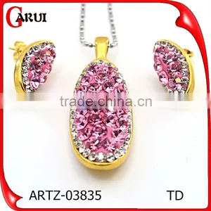 Jewelry Manufacturer China Brazilian Gold Jewelry Wholesale Sets thumbnail-2