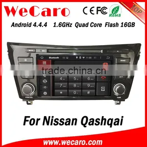 Wecaro Android 4.4.4 Car Dvd Player 8" Quad Core Car Mirror Link for Nissan Qashqai Car Radio Navig Android tv Tuner 2014 2015 thumbnail-1
