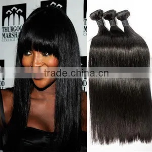 Natural Color Straight African Human Hair Extensions Human Hair Weave Vendors Sew in Human Hair Extensions Blonde thumbnail-1