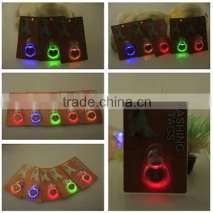 Wholesale Mixed Batch LED Dog ID Tags Luminous Glow Jewelry Pet Pendant thumbnail-1