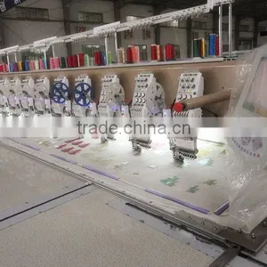 6needles 21heads Flat Single Sequin Embroidery Machine thumbnail-5