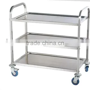 PRD-L3 Stainless Steel Dining Cart (dining Trolley, Service Trolley) thumbnail-1