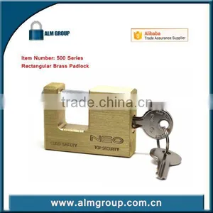 High Secuiry Warehouse Padlock, Brass Padlock, Padlock, Rectangular Padlock thumbnail-1