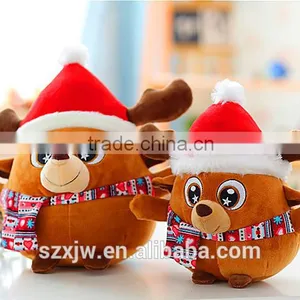 Wholesale Pet Toys Plush Mini Deer Toy Christmas Gift thumbnail-3