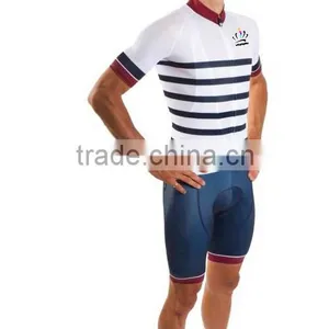 Sailor Style Stripe Cycling Jerseys Specialized Cycling Jersey Custom Cycling Wear thumbnail-3