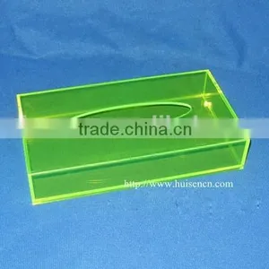 OEM Clear Acrylic Color Creative Tissue Box thumbnail-2