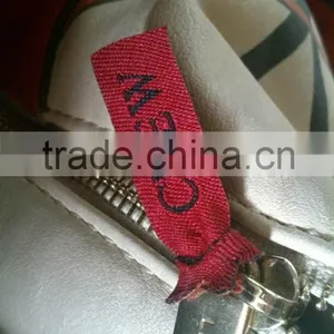 Custom Woven Label Zipper Pull With Customer's Logo thumbnail-2