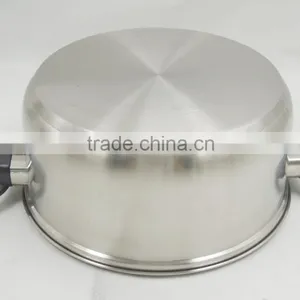 5L Capacity Stainless Steel Pot Bakelite Handle Cooking Pot thumbnail-4