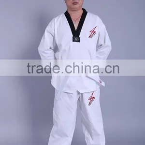 Taekwondo Unfiorms Made in China Boao Sports for Kids and Adults for Competition and Tanining thumbnail-1
