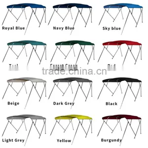4 Bow 25mm Diameter Aluminum Round Tube 4 Bow Bimini Top thumbnail-3