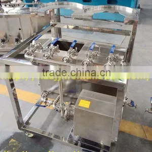 Stainless Steel Manual Two Station Beer Keg Washing Machine With Barrel Three-phrase 220V 50 Hz Quality Choice thumbnail-4