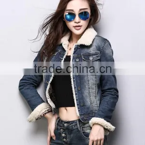Thick Winter Jean Jacket Lady Sexy Photo English thumbnail-2