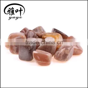 Wholesale Natural Semi Precious Stone Highly Polished 20-25mm Moonstone Tumbled Stone Supplier's Choice thumbnail-2