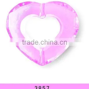 Acrylic Heart Bead thumbnail-1